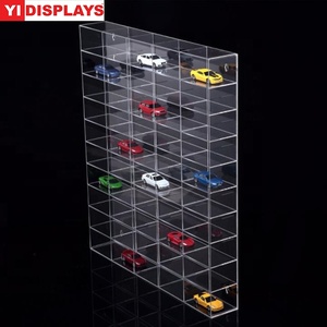 Yi Toont Acryl Model Auto Display Standkasten 1/64 Diecast Model Auto Vitrine