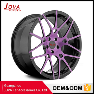 Orange Noir Jantes Forfed Roues De Voiture, fournir D'autres Couleurs 15-24 Pouce Personnalisé - Product Image 3