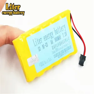 7.2 v 900 mah 単三電池ニッカド電池パック Ni Cd 充電式 Rc ボートモデル車電気おもちゃタンク