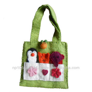 Bolso cosmético de fieltro hecho a mano unisex elegante, bolso de moda - Product Image 1