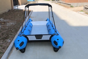 Ad alta velocità catamarano gonfiabile barca prezzo a buon mercato - Product Image 5