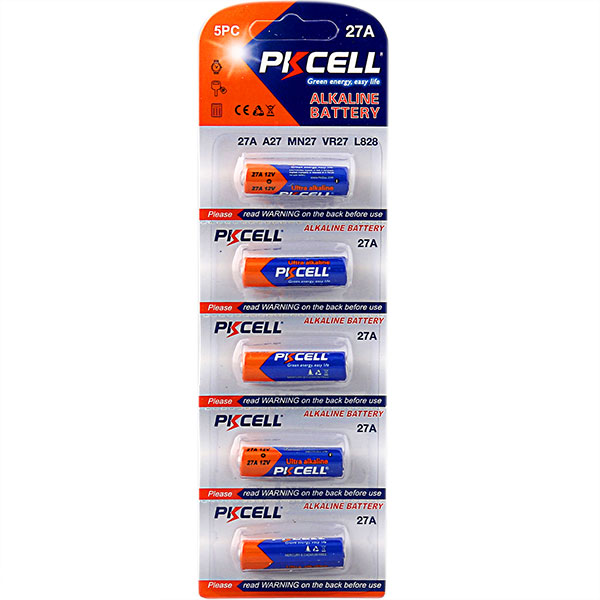 Сухой аккумулятор высокого напряжения PKCELL 27a mn27 gp27a