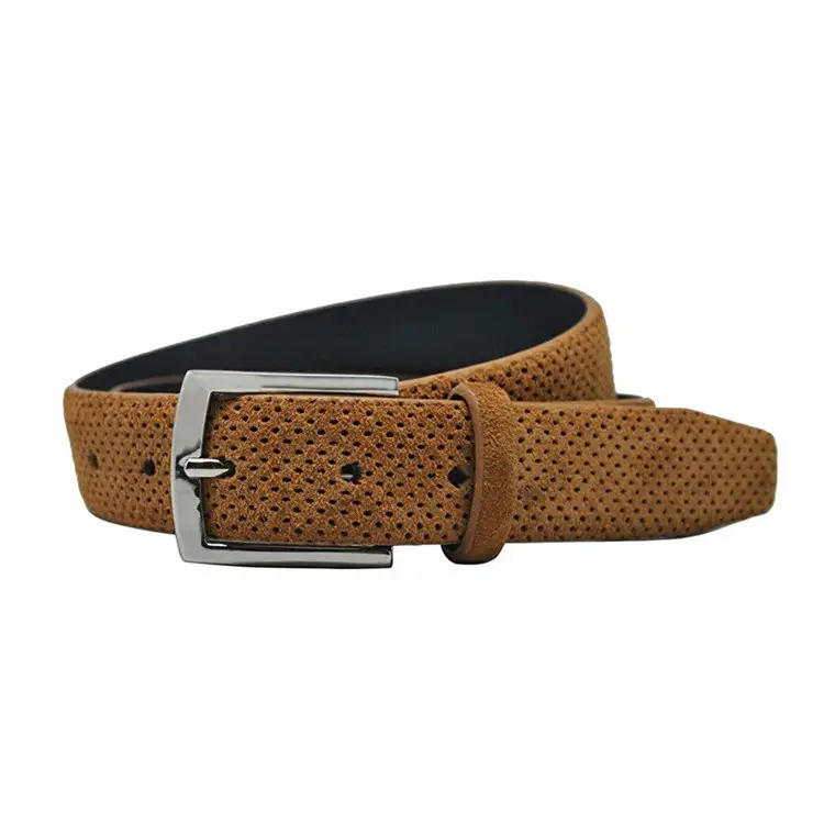 Custom Fashion Genuine Leather Cow Hide Suede Belts for Men