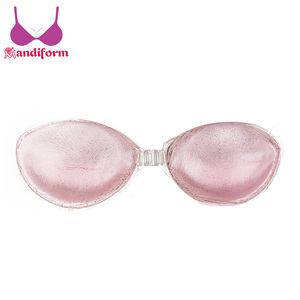 Venta caliente mejor de mujer Bra marcas chicas sin respaldo arriba sujetador Invisible <span class=keywords><strong>con</strong></span> correas silicona mágica Nu Bras - Product Image 5