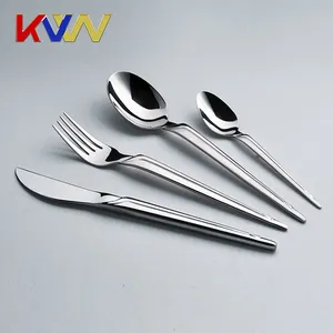 China de fábrica de acero inoxidable cuchara y tenedor barato mini cuchara y tenedor al por mayor tipo de cuchara y tenedor