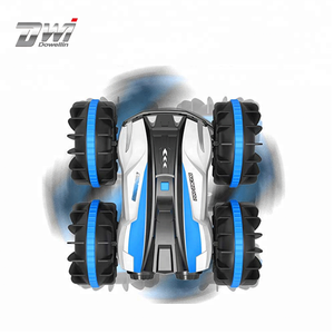 DWI Dowellin 2,4 GHz todo terreno doble lados vehículo coche del truco 360 coche anfibio - Product Image 1