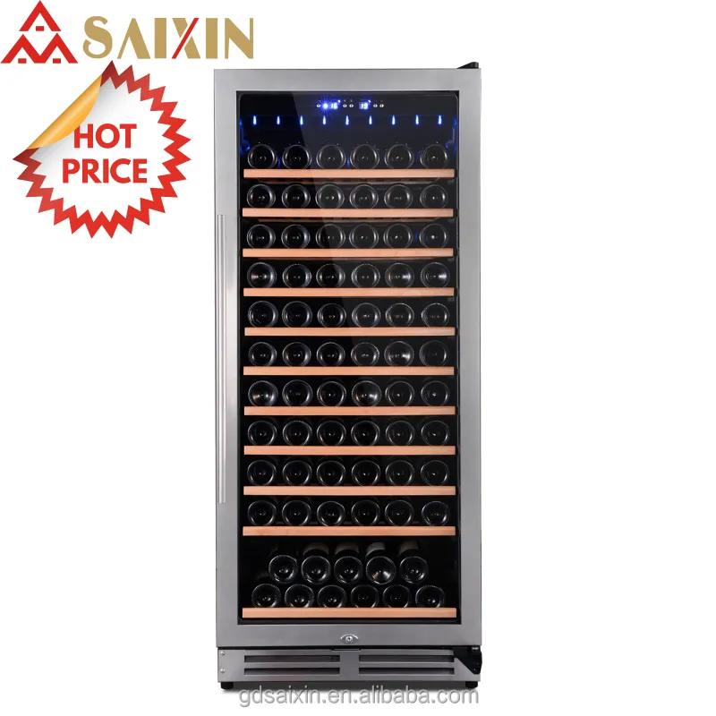 Vin machine de Refroidissement compresseur Refroidisseur À Vin/Réfrigérateur À Vin 121 bouteilles SRW-128S