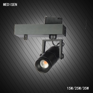 Foucs y DimmableWhite/Shell Negro Luz de la Pista Punto 2 alambre de 3 Hilos Mazorca 30 W Llevó la Luz de La Pista - Product Image 3