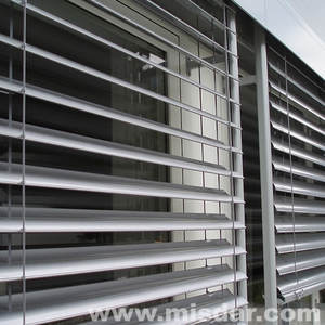 wireless remote electric outdoor venetian blind, external