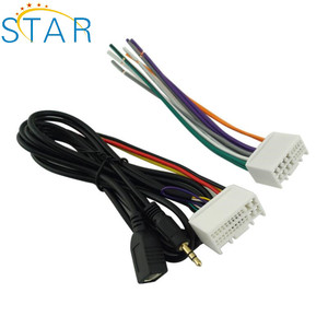Faisceau de câblage automobile pour <span class=keywords><strong>autoradio</strong></span> 24 broches, fiches pour <span class=keywords><strong>autoradio</strong></span> d'origine pour Hyundai - Product Image 3