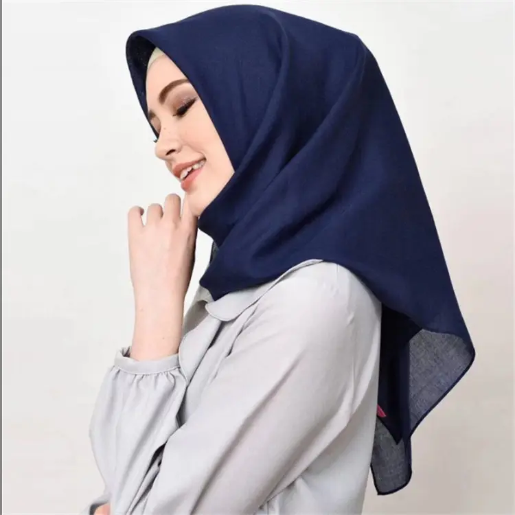 イスラム教徒の女性のスカーフのためのスーパーソフト100% ポリエステルエクストラロングプレーンスカーフヒジャーブボイル