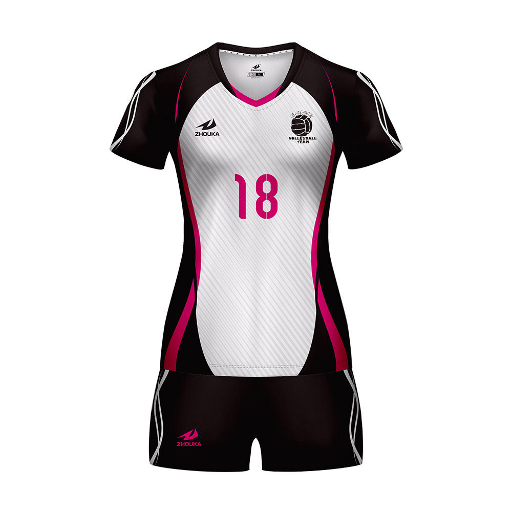 Personalizado transpirable cómodo sublimado camisetas de voleibol