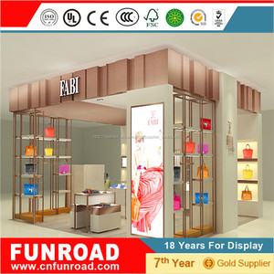 Kiosk con <span class=keywords><strong>marca</strong></span> de moda de exposición de bolsa y tienda entera de moda - Product Image 4