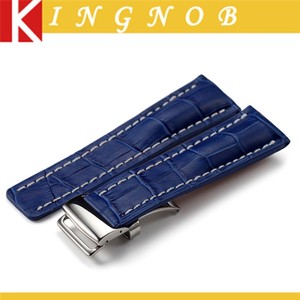 <span class=keywords><strong>Montre</strong></span> En <span class=keywords><strong>Cuir</strong></span> Bande pour Breitling De Luxe Bleu Royal <span class=keywords><strong>Bracelet</strong></span> Ceinture <span class=keywords><strong>Bracelet</strong></span> <span class=keywords><strong>Avec</strong></span> <span class=keywords><strong>Boucle</strong></span> <span class=keywords><strong>Déployante</strong></span> - Product Image 1