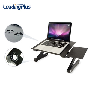 Portátil ajustable de aluminio de escritorio del ordenador portátil/de ventilación/w/CPU ventiladores y Extra grande Mouse Pad lado montaje - Product Image 2