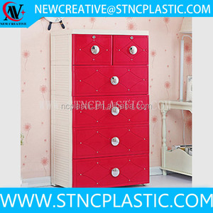 Meuble <span class=keywords><strong>de</strong></span> <span class=keywords><strong>rangement</strong></span> <span class=keywords><strong>Tiroirs</strong></span> <span class=keywords><strong>Plastique</strong></span> <span class=keywords><strong>3</strong></span>,4, 5 Niveaux <span class=keywords><strong>Tour</strong></span> Armoire Économiseur D'espace Organisateur Rangé - Product Image 6