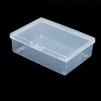 Boîte Portable semi-transparente avec boîtier plastique, haute qualité, emballage pour cartes en plastique