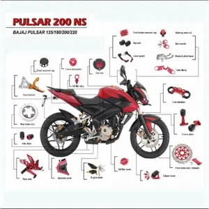 Haissky acessórios para reposição de motocicleta, peças de reposição para motocicleta bajaj pulsar 200 180 220 250