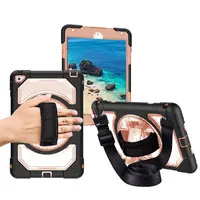 Tablet Case with Shoulder Strap, Built-Kickstand, Anti Fall