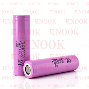 En stock samsung 30Q 3000 mah 3.6 V 15A 18650 flat top 1865030Q recargable li-ion 18650 batería para vaporshark - Product Image 1