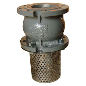 Válvula de pie de hierro fundido DIN PN10, 4 pulgadas, 110mm - Product Image 1