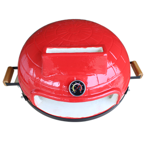 <span class=keywords><strong>Four</strong></span> à <span class=keywords><strong>pizza</strong></span> au feu de bois Auplex en céramique Kamado de 21 pouces, en fonte émaillée, pour la cuisine en plein air - Product Image 2