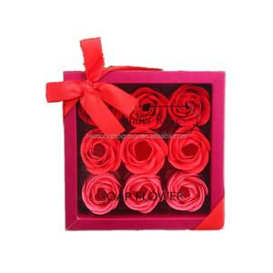 ดอกไม้ทำจากอะคริลิคเกรดสูงสำหรับวันวาเลนไทน์โรแมนติกของขวัญแต่งงานดอกไม้ทำจากกุหลาบอะคริลิคเหมือนจริงปลอดสารพิษขนาด8ซม. - Product Image 5