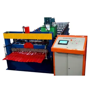 Factory price 910 color steel wall panels roll forming corrugated iron sheet making machine