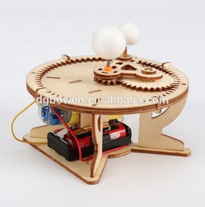 Giocattoli Scientifici Modello del Sistema Solare Astronomia Sole Terra Luna Pianeti Esperimento Educativo per Bambini Kit Elettrico Scolastico - Product Image 3