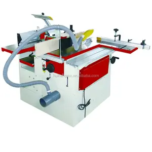 Planador de madeira e espessura com mortise juntor mesa multifuncional combinada máquina de marcenaria