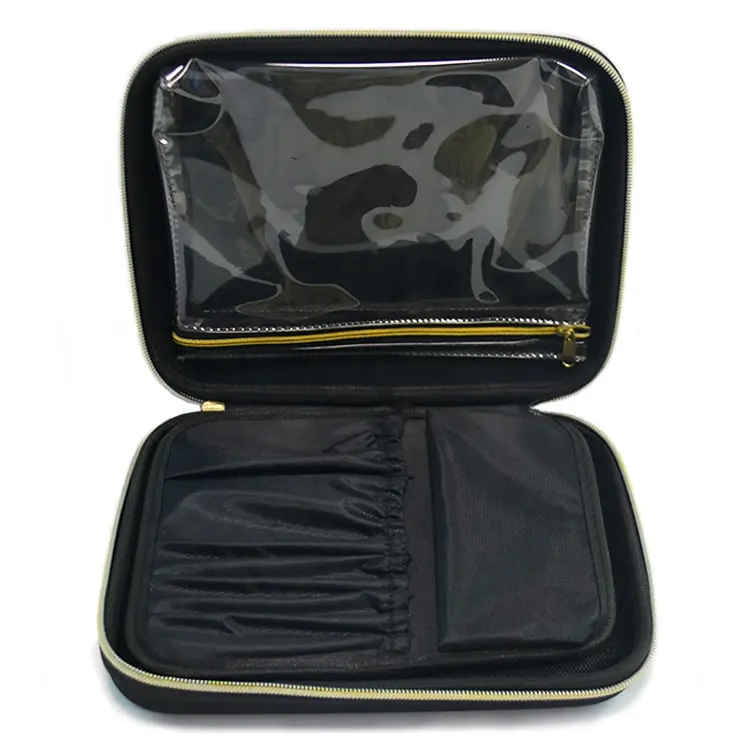Toiletries Traveling Bag Travel Makeup Bag EVA Case Clear PVC Pocket Toiletries Train Case Organizer Make Up Storage Bag