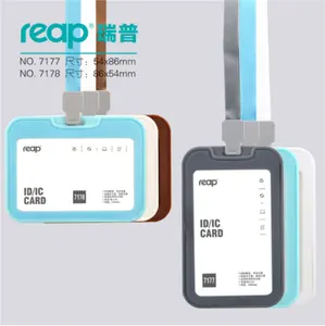 Reap ABS colorido moda ID titular de la tarjeta para la tarjeta de estudiante titular de la tarjeta con cordón sku7177 + 7718