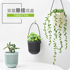 2019 Plastic Bloempotten Kleine Opknoping Mini Bloempot Plastic Tuin Voor Promotie - Product Image 1