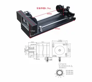 Lansen Rotary Device with Roller or Chuck