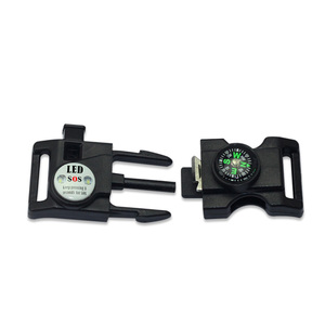 <span class=keywords><strong>Paracord</strong></span> armband gespen vuursteen aanmaakmiddel LED SOS gespen - Product Image 3