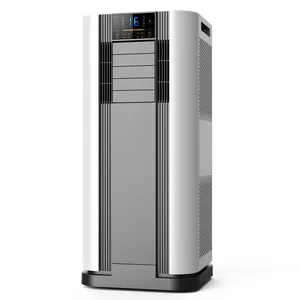 Ar condicionado de refrigeração e controle remoto, desumidificador com 10000 btu ar condicionado portátil ac elétrico