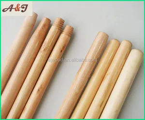 2 times varnishing eucalyptus mop wood handle, broom wooden stick