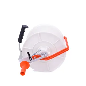 Electric fence winding spinning plastic reel for tape wire rope