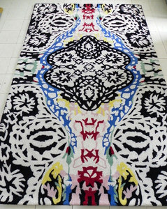 Alfombrillas de lana personalizadas hechas a mano, elegantes alfombras duraderas, Alfombra de entrada de fibra Natural suave, alfombrilla de lana hecha a mano de primera calidad para el hogar - Product Image 6
