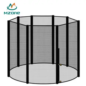 Mzone 备件附件 8ft 10 英尺 12 英尺 14 英尺圆形聚乙烯网状外壳蹦床安全网