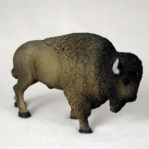 Statue de <span class=keywords><strong>Bison</strong></span> en Résine de Taille Naturelle Décoration de Zoo Vente Chaude Sculpture Artistique - Product Image 3