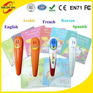 English Learning Book OEM My Baby Teacher English Learning Pen Point Reading Machine With Audio Book