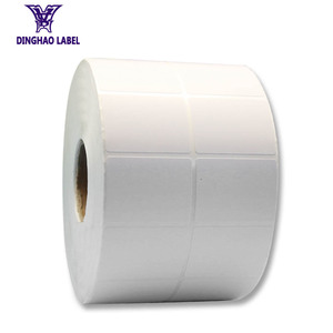 China fábrica de producción 50*30mm blanco personalizado arte mate COTED etiqueta - Product Image 6