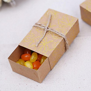Cajas de Regalo de Papel Kraft, Recubrimiento de Barniz Marrón, Reciclables, con Logotipo Personalizado, para Jabón, Dulces y Fiestas - Product Image 2
