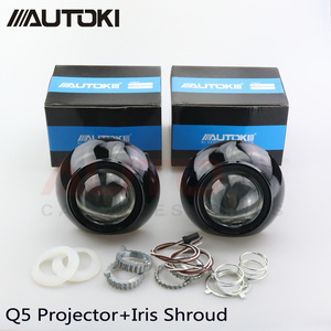 Mini D2S Kim Loại Q5 3.0 Inch HID Bi Xenon Đèn Pha Ống Kính Máy Chiếu + Iris Những Tấm Vải Liệm Sử Dụng D2S D2H Bóng Đèn Đèn - Product Image 2