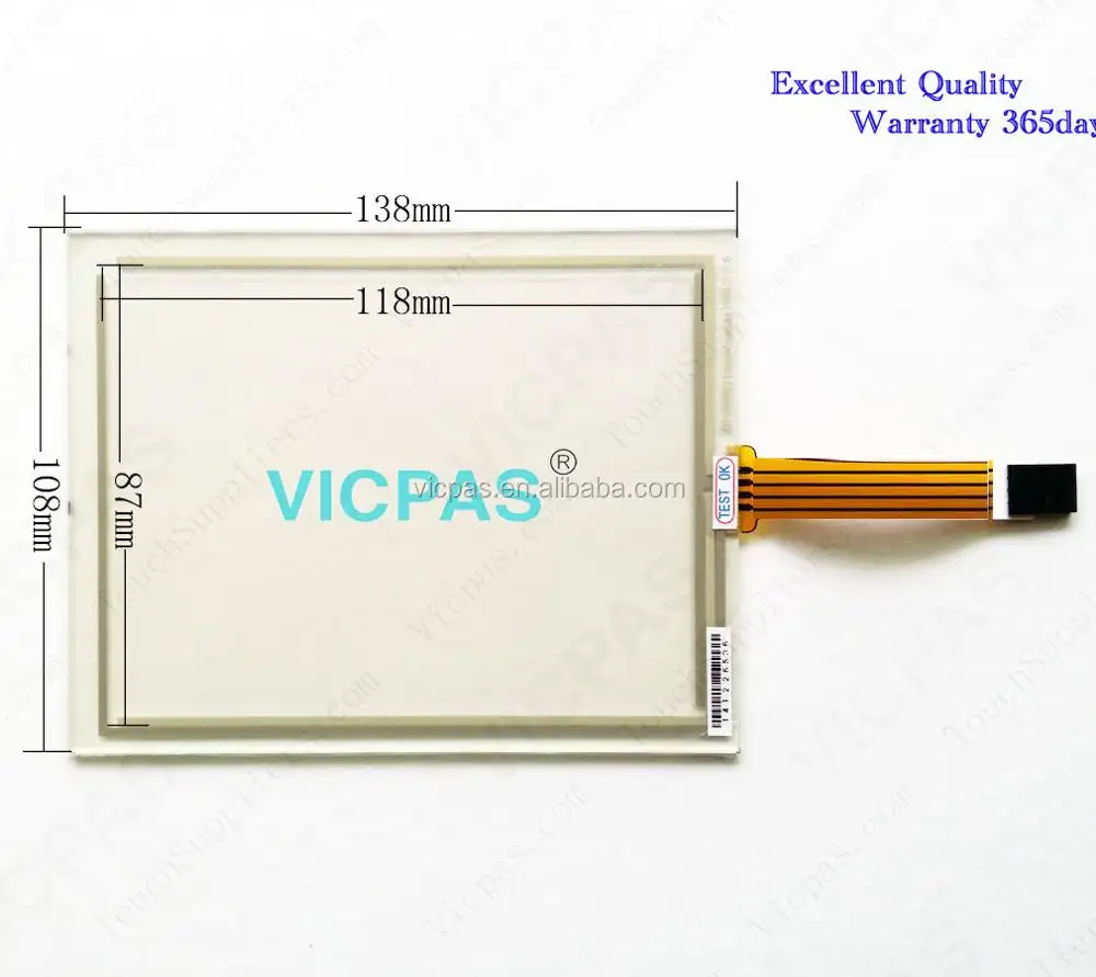 TR4-058F-09N-D06หน้าจอสัมผัส80F4-4110-58095สัมผัสแผงเปลี่ยนซ่อมVICPAS139