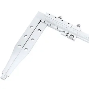 rok heavy duty vernier caliper עם סכין קצה 0 - 2500 מ"מ 