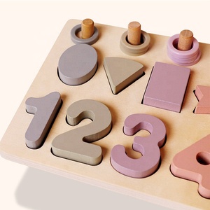 Comptage Forme Empileur En Bois Comte Trier Bloc avec En Bois Coloré en Forme De Numéro <span class=keywords><strong>Mathématiques</strong></span> Blocs - Product Image 5
