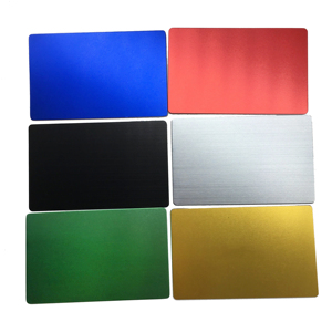 <span class=keywords><strong>HQ</strong></span> Anodized quá trình oxy hóa nhôm kim loại thẻ kinh doanh khoảng trống cho in UV - Product Image 2