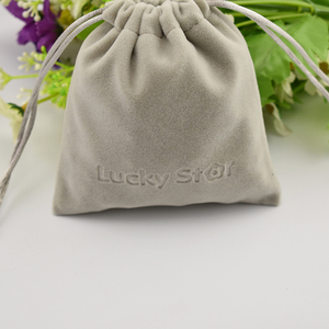 <span class=keywords><strong>Achat</strong></span> Direct de la chine de bonne qualité de l'environnement gris pochette en velours - Product Image 4
